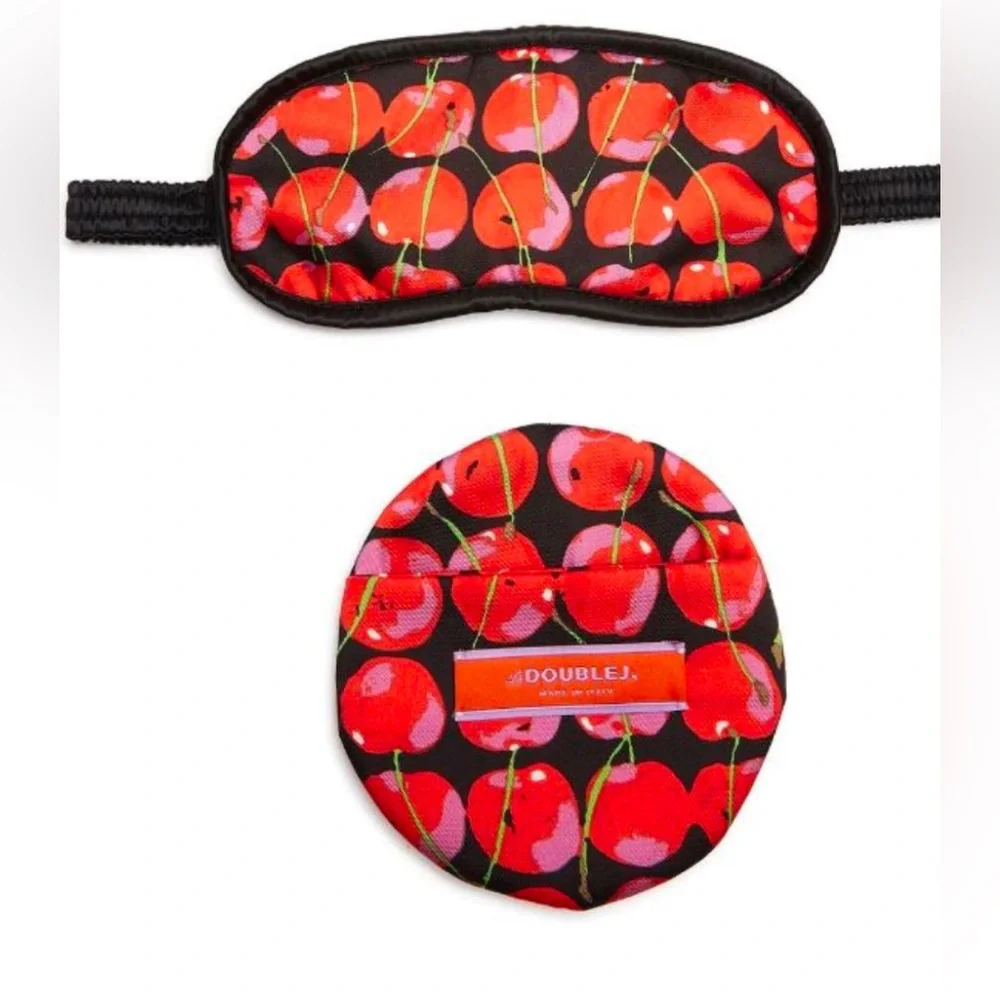La DoubleJ
cherry-print eye mask and case NWT - Picture 1 of 7